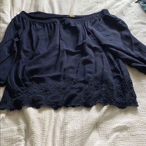 Lucky Brand Off Shoulder Blouse